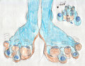 Pamela's Giant Feet and Wiggly Toes by LouisEugenioJR1990