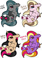 MLP Recolor Adopts (Fluttershy) by Gluttonace