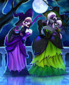 Felicia and Ruby Halloween by Toughset and Belise7