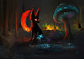 Fiery Night by Inafox