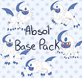 Absol Base Pack by dandyliondreamer