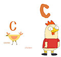 Biff in C is for Chicken of Animal Alphabet #3 by KiffAndFriends