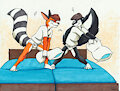 [Gift] Pillow Fight (2024 version) by Cirrus Kitfox!