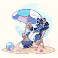 🏖️ Beach Day Pooltoy YCH for Atlas 🏖️