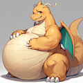 big dragonite by eeveeAI