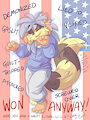 Congratulations, USA! by RoareyRaccoon