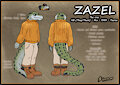 Zazel the croc reference by Gaertan