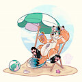 🏖️ Beach Day Pooltoy YCH Artemis🏖️ by henryjdoe