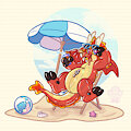 🏖️ Beach Day Pooltoy YCH for Milo 🏖️