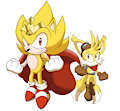 King Super Sonic and Super Tails