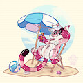 🏖️ Beach Day Pooltoy YCH for Paris 🏖️