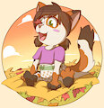 "Autumn!" YCH for DanielMania123 by Kontsune