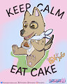 Fox'n Dog. Keep Calm Eat Cake.