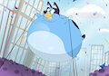 This Artwork Of Bluey Is Called "Parade Balloon"