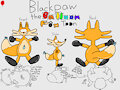 Blackpaw The Balloon Fox Toon! by PinatasNPampers