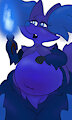 A Delphox's Blue Flame