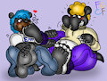 Kade n Travis Tootsie Playdate by TheRedSkunk