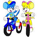 Lette and Lingo in Bicycles