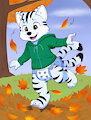 Fall Leaves -babyfur ych by pastelberry by ToasterThing