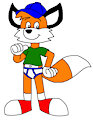 Billy the Briefs Fox Poses