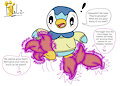 Feet-tergeist: Waddles The Piplup (4/5) by Feetgrowthlover2