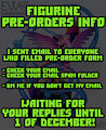 Figurine pre-orders INFO!