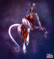 Snowhawk... Tiefling? by Snowhawk