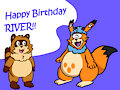 Happy birthday River!! by Tanukikoopa