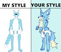 your style/my style w/ Angellothefox by sillyforaliving