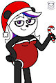 Rebecca the sexy Christmas chubby panda