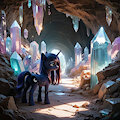 Crystal cave by Ravingstar3