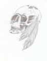 Skull feathers