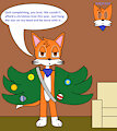 Christmas Tree Fox by Commando672