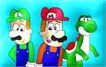 Luigi, Mario and Yoshi