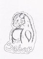 Saber Badge Sketch