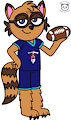 T-Rac, the mascot of the Tennessee Titans