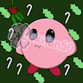 Mistletoe kirby by Lokifan20