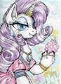 Rarity all dressed up by ButtercupSaiyan