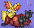 Delphox Tootsies by TheRedSkunk