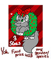 Christmas wreath ych)