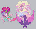 Floette and Florges Rainbow Quartzes