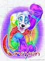 Conbadge Exchange: Crayon by WienerDogWorks