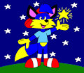 Alex the Fox and the Wishing Star in the Sky