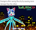 Avengers saving the city be like by Netherkitty