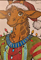 Gift: Christmas Giraffe by Farel