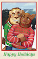 Christmas Cards - Skyedrin & Xander by Gebji