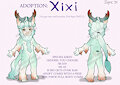 Adopt: Xixi the kirin by Liryal