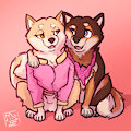 A Couple of Shibes by Kettukarkki