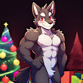 The Christmas Wolf by Candougie