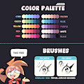 LoulouVZ Colors Palette and Brushes